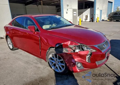 2012 Lexus Is 250 from USA, damaged, VIN JTHBF5C25C2102516